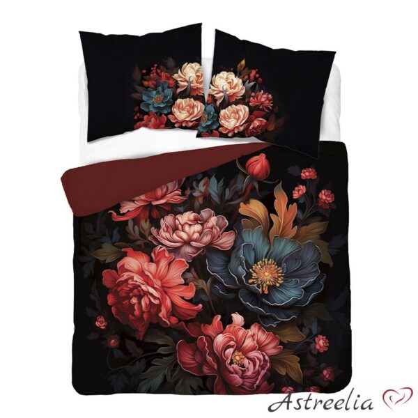 Puuvillainen vuodevaatesetti – Dark Garden 220x200 cm