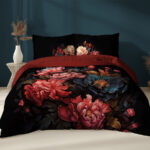 Puuvillainen pussilakanasetti 220×200 cm – Dark Garden - Image 2