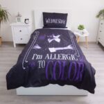 Lasten pussilakanasetti 140×200 cm. Wednesday - Color - Image 2