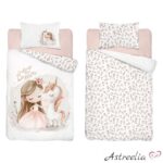 Mayamoo lasten vuodevaatesetti 100x135 cm, 100% puuvillaa, Grettings From Dream A