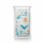 Lasten pussilakanasetti 100×135 cm – Mayamoo, Little Ocean Word / B - Image 2