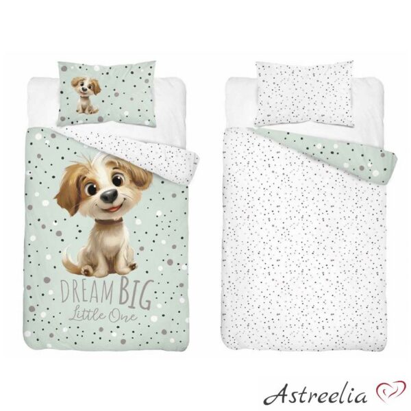 Mayamoo lasten vuodevaatesetti 100x135 cm, 100% puuvillaa, Dream Big Little One / A