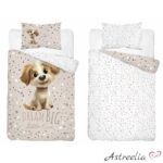 Mayamoo lasten vuodevaatesetti 100x135 cm, 100% puuvillaa, Dream Big Little One / B