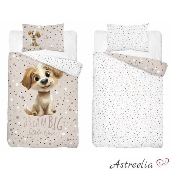Mayamoo lasten vuodevaatesetti 100x135 cm, 100% puuvillaa, Dream Big Little One / B