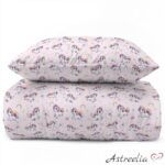 Puuvillainen pussilakanasetti "Happy Unicorn" 140x200 cm - XoXo Dream Collection