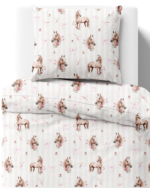 Puuvillainen pussilakanasetti XoXo Dream 140x200 cm - Dream Rider 2 - Image 3