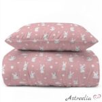 Puuvillainen pussilakanasetti "Royal bunny" 140x200 cm - XoXo Dream Collection