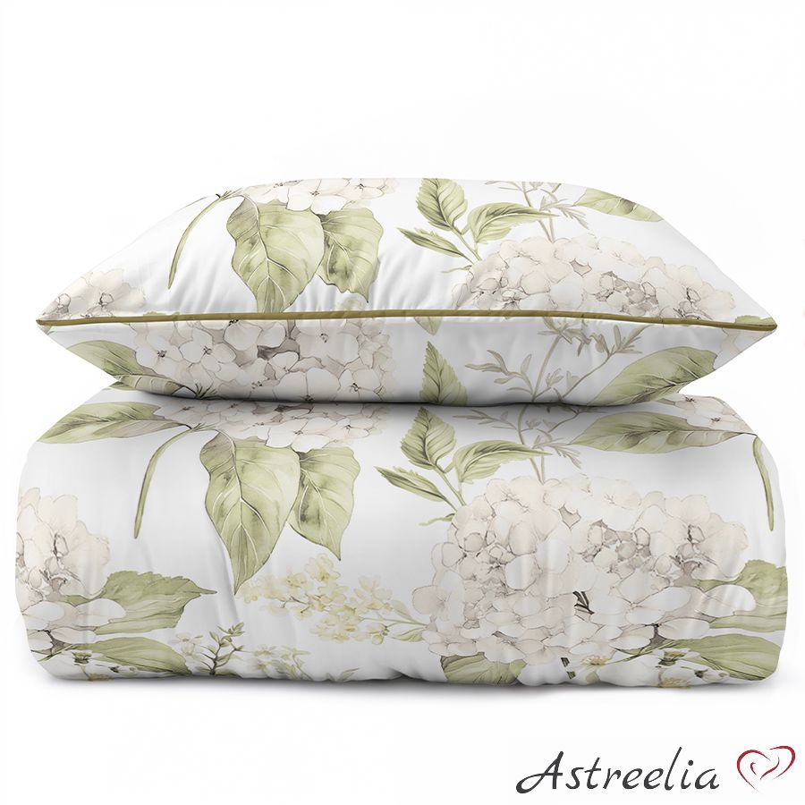 percale-pussilakanasetti-Soft-Harmony | Astreelia Home Astreelia Home Soft Harmony -pussilakanasetti, valkoinen 100 % puuvillaperkaali, Lame Percale - mallisto.