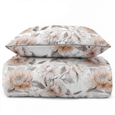 Percale pussilakanasetti Alina-B, pehme ja hengittävä 100 % puuvillaperkaali makuuhuoneeseen.