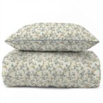 Percale pussilakanasetti Velisse Blue, pehme ja hengittävä 100 % puuvillaperkaali makuuhuoneeseen
